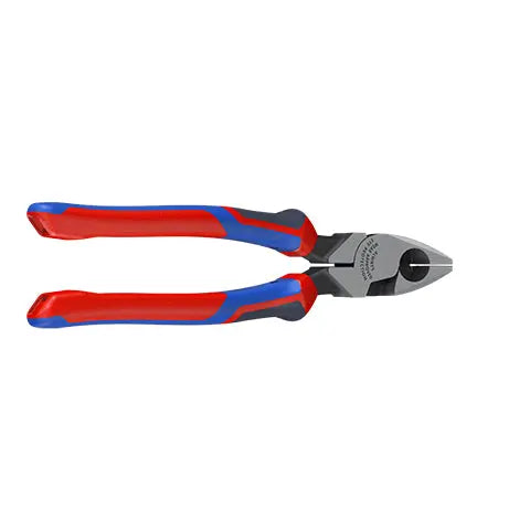 KNIPEX Linemans Pliers American Style 240mm Multi Component Grips 09 02 240  White Rose Tools