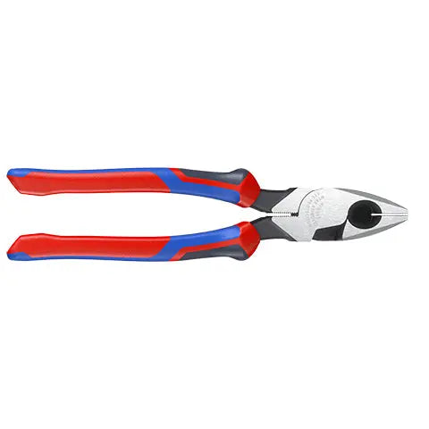 KNIPEX Linemans Pliers American Style 240mm Multi Component Grips 09 02 240  White Rose Tools