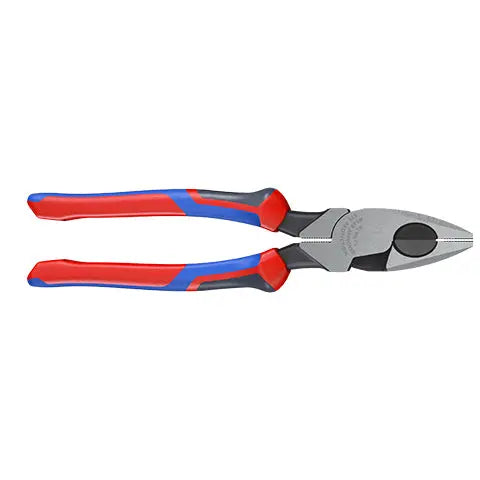 KNIPEX Linemans Pliers American Style 240mm Multi Component Grips 09 02 240  White Rose Tools