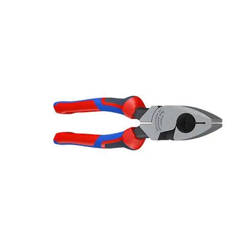 KNIPEX Linemans Pliers American Style 240mm Multi Component Grips 09 02 240  White Rose Tools