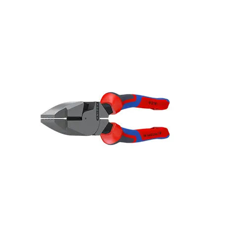 KNIPEX Linemans Pliers American Style 240mm Multi Component Grips 09 02 240  White Rose Tools