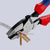 KNIPEX Linemans Pliers American Style 240mm Multi Component Grips 09 02 240  White Rose Tools