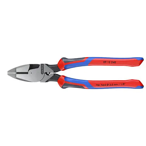 KNIPEX Linemans Pliers American Style 240mm with Comfort Handles 09 12 240  White Rose Tools