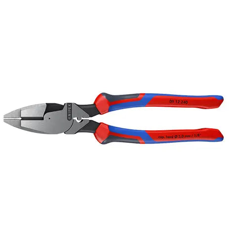 KNIPEX Linemans Pliers American Style 240mm with Comfort Handles 09 12 240  White Rose Tools