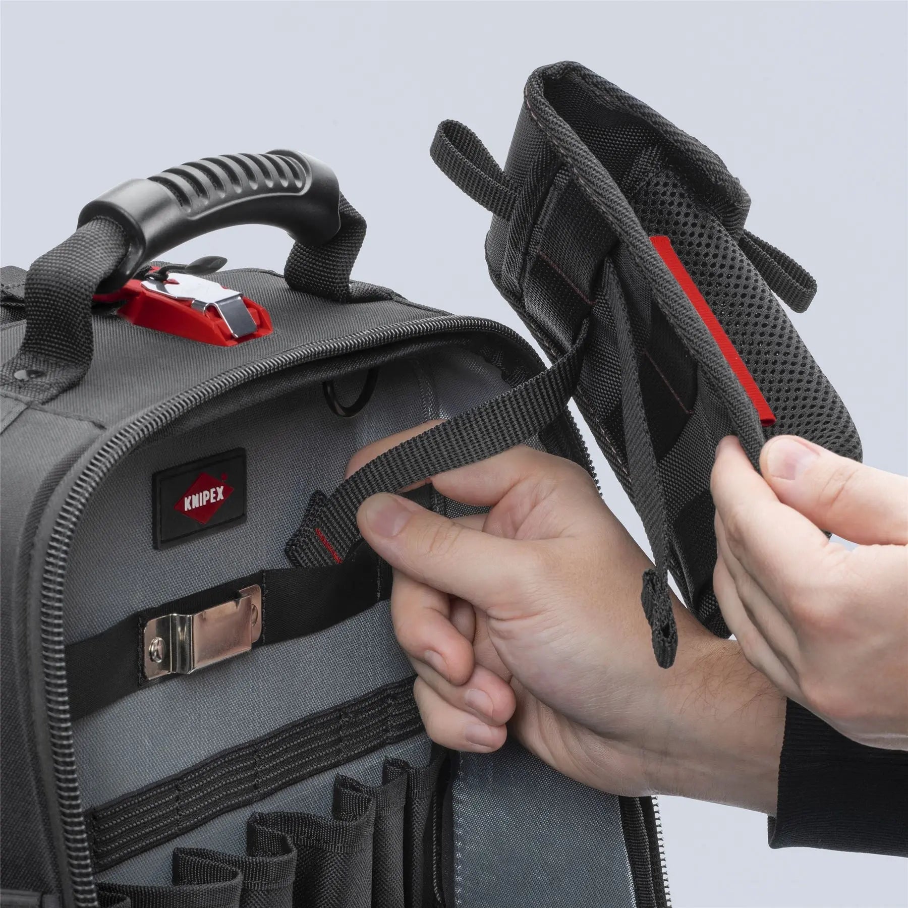 KNIPEX MOLLE Strap Pouch for 00 21 50 LE Modular X18 Backpack 00 19 50 LE  White Rose Tools