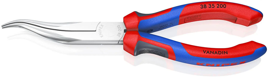 KNIPEX Mechanics Pliers for Gripping Bending 200mm with Comfort Handles 38 35 200  White Rose Tools