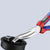 KNIPEX Mechanics Pliers for Gripping Bending 200mm with Comfort Handles 38 35 200  White Rose Tools