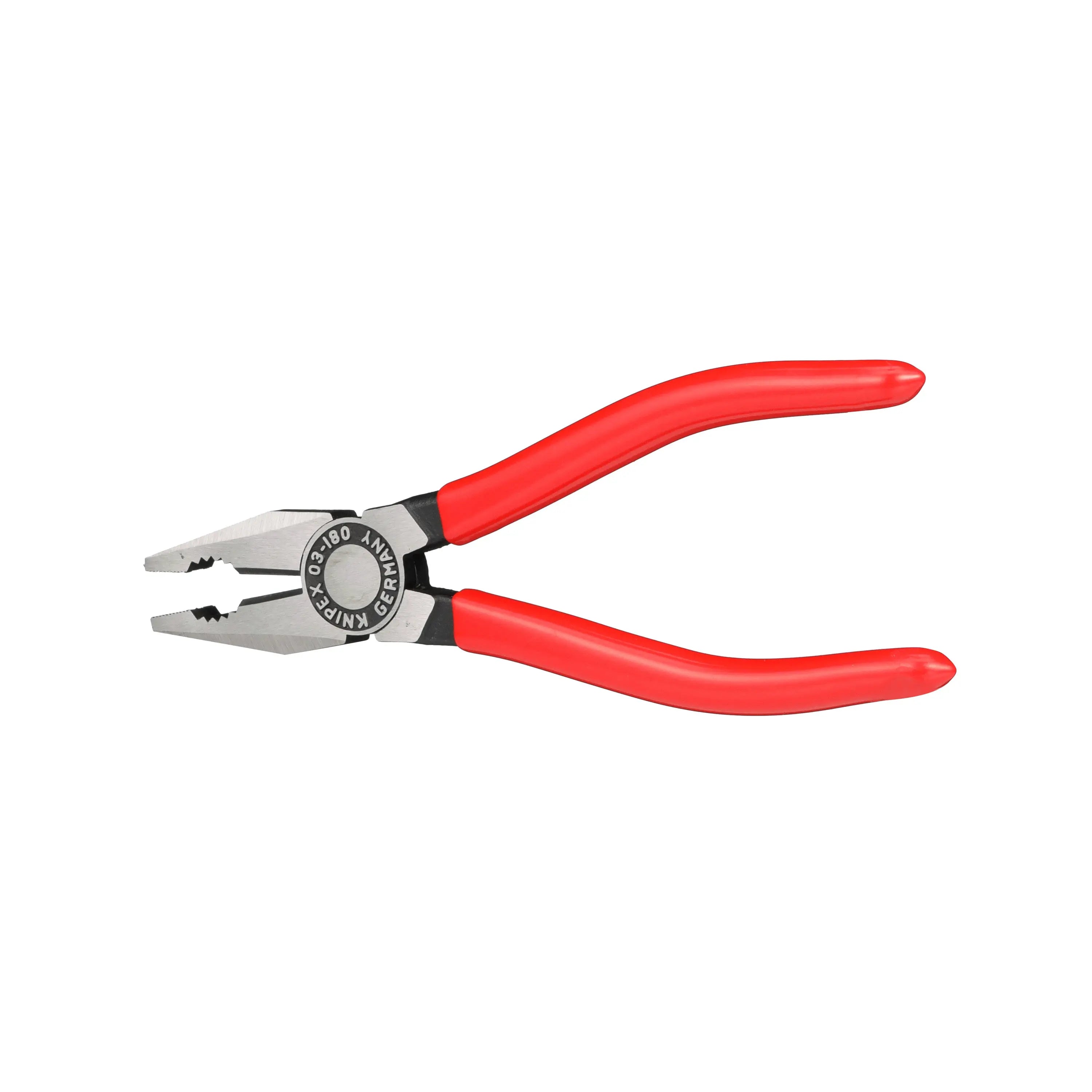 KNIPEX Needle Nose Combination Pliers 145mm Plastic Coated 08 21 145  White Rose Tools