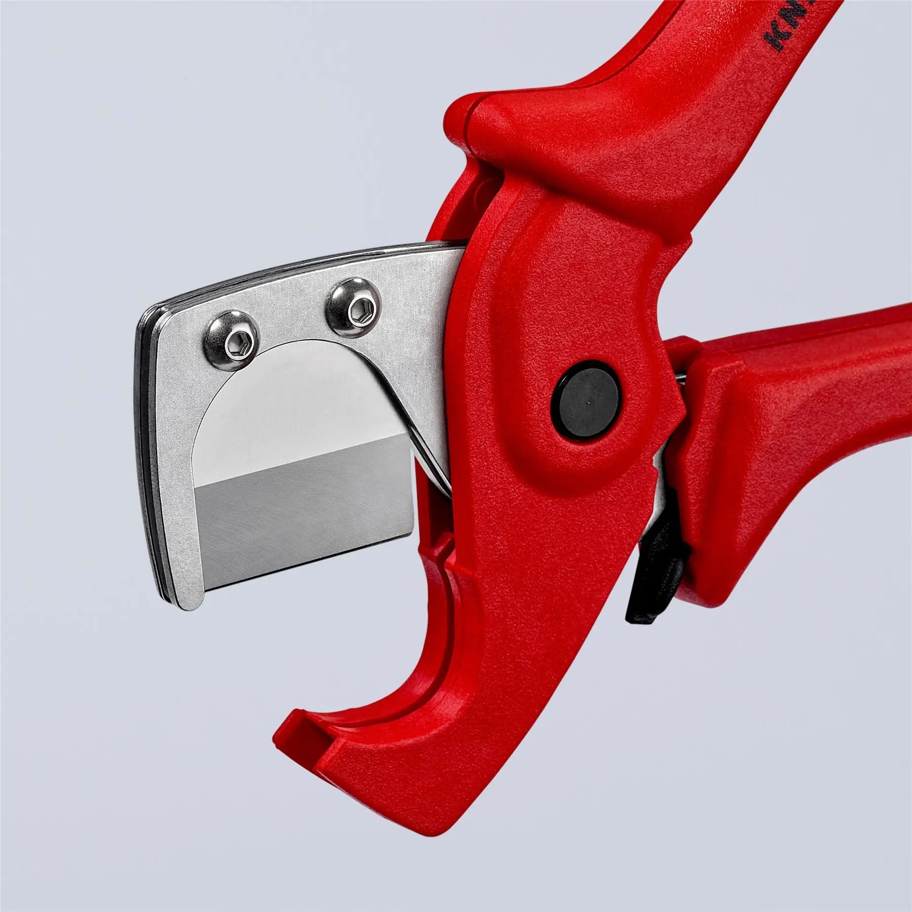 KNIPEX Pipe Cutters for Plastic Composite Pipes 185mm 12-25mm Diameter 90 25 185  White Rose Tools
