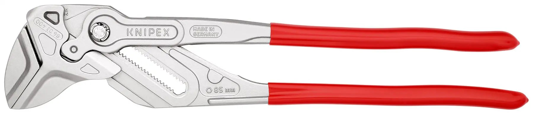 KNIPEX Pliers Wrench Adjustable Grips Push Button 100-400 mm Choose Size  White Rose Tools
