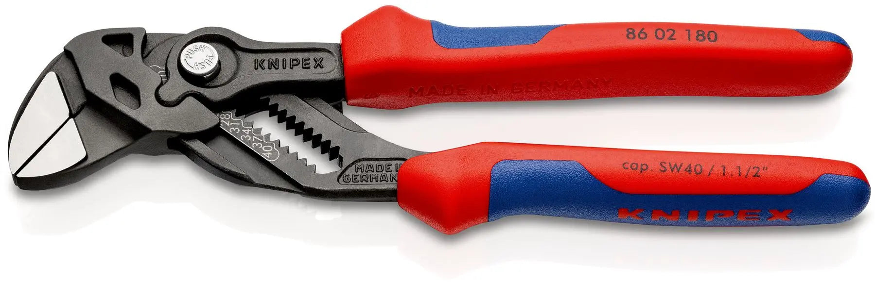 KNIPEX Pliers Wrench Adjustable Grips Push Button 100-400 mm Choose Size  White Rose Tools