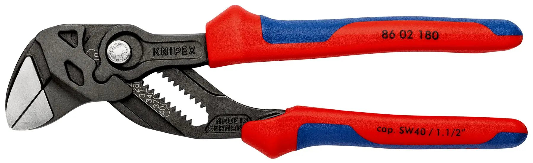 KNIPEX Pliers Wrench Adjustable Grips Push Button 100-400 mm Choose Size  White Rose Tools