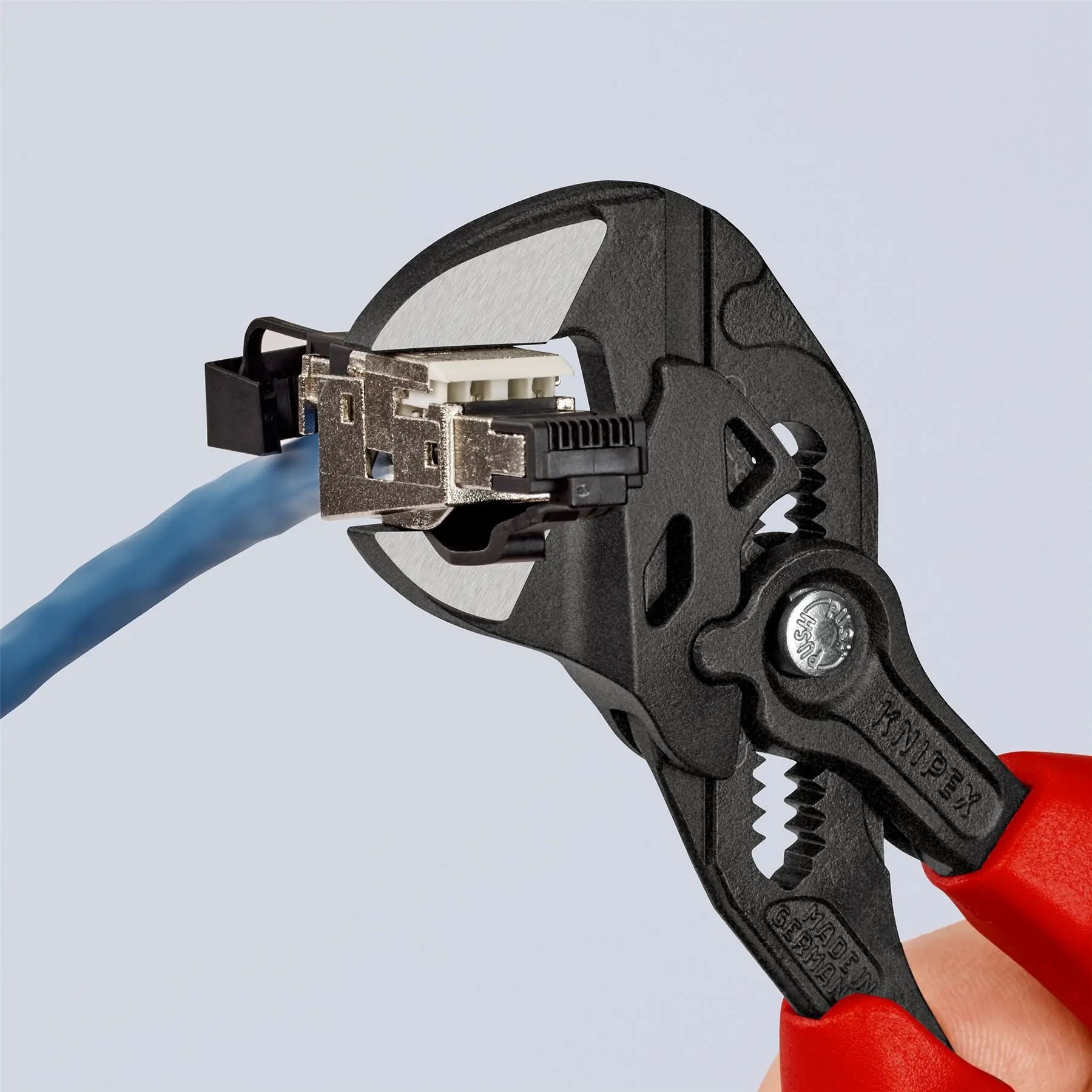 KNIPEX Pliers Wrench Adjustable Grips Push Button 100-400 mm Choose Size  White Rose Tools