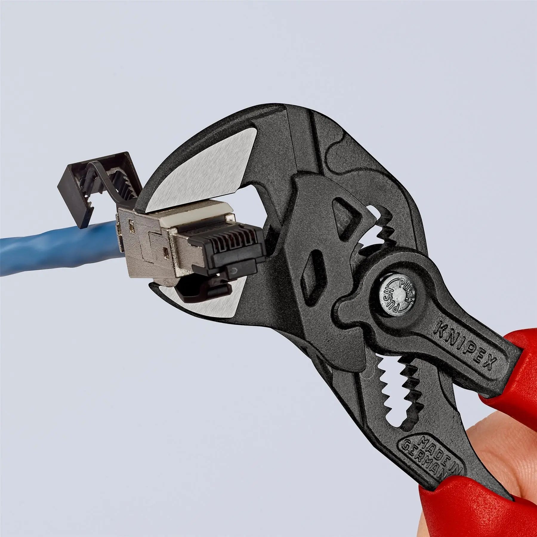 KNIPEX Pliers Wrench Adjustable Grips Push Button 100-400 mm Choose Size  White Rose Tools