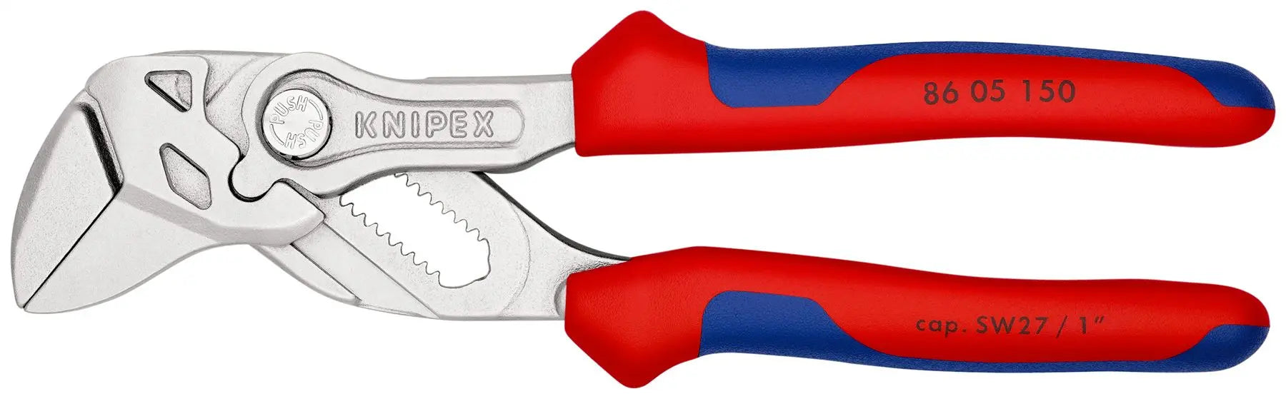 KNIPEX Pliers Wrench Adjustable Grips Push Button 100-400 mm Choose Size  White Rose Tools