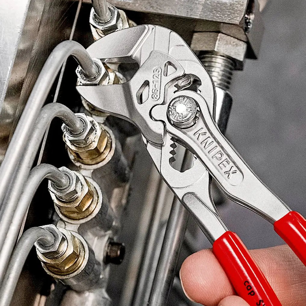 KNIPEX Pliers Wrench Adjustable Grips Push Button 100-400 mm Choose Size  White Rose Tools