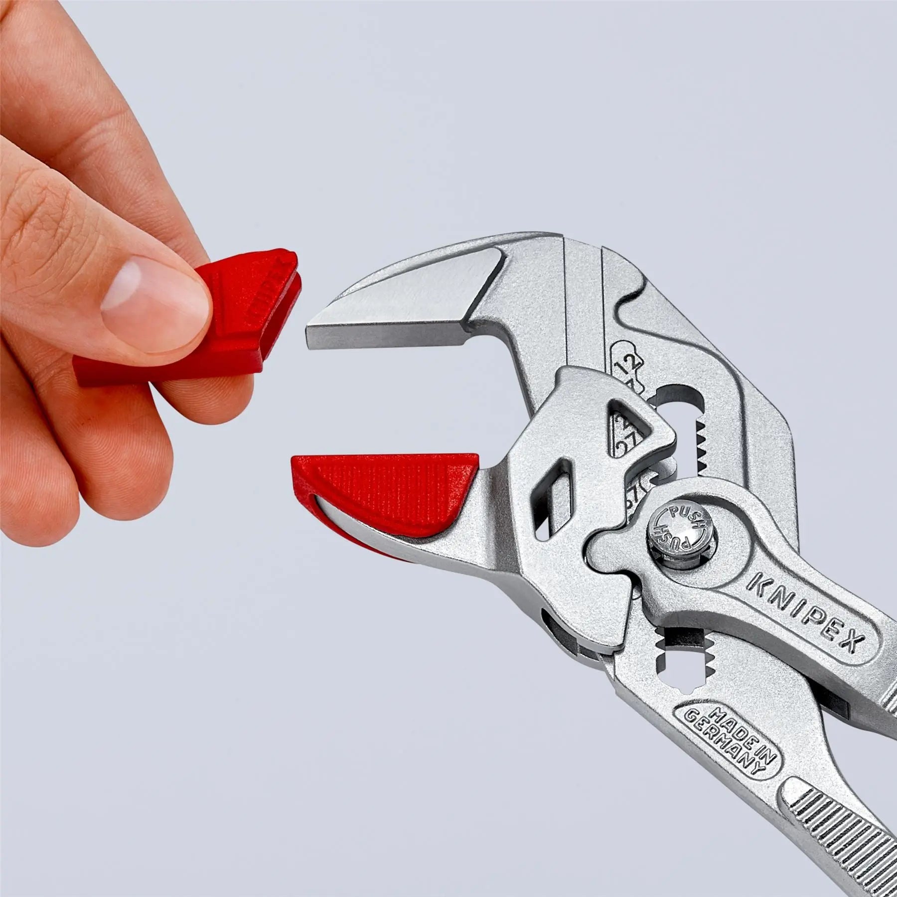 KNIPEX Pliers Wrench Adjustable Grips Push Button 100-400 mm Choose Size  White Rose Tools