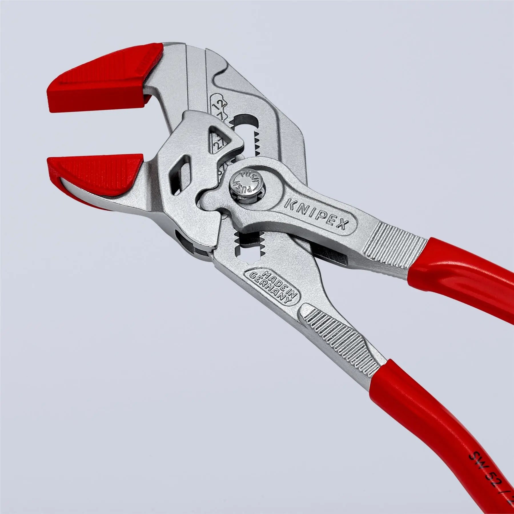 KNIPEX Pliers Wrench Adjustable Grips Push Button 100-400 mm Choose Size  White Rose Tools
