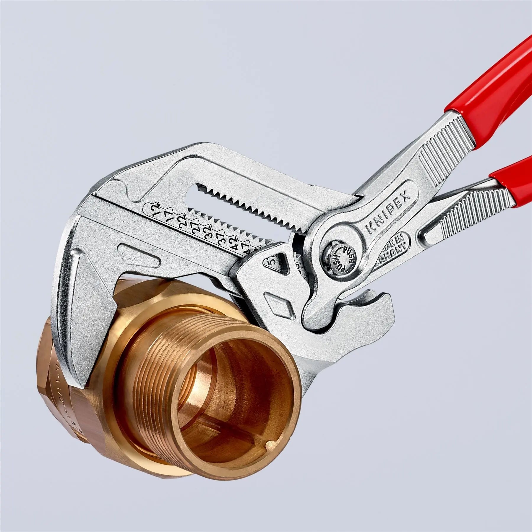 KNIPEX Pliers Wrench Adjustable Grips Push Button 100-400 mm Choose Size  White Rose Tools