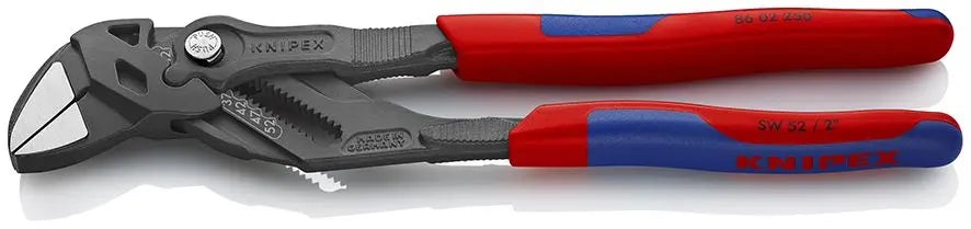 KNIPEX Pliers Wrench Adjustable Grips Push Button 100-400 mm Choose Size  White Rose Tools
