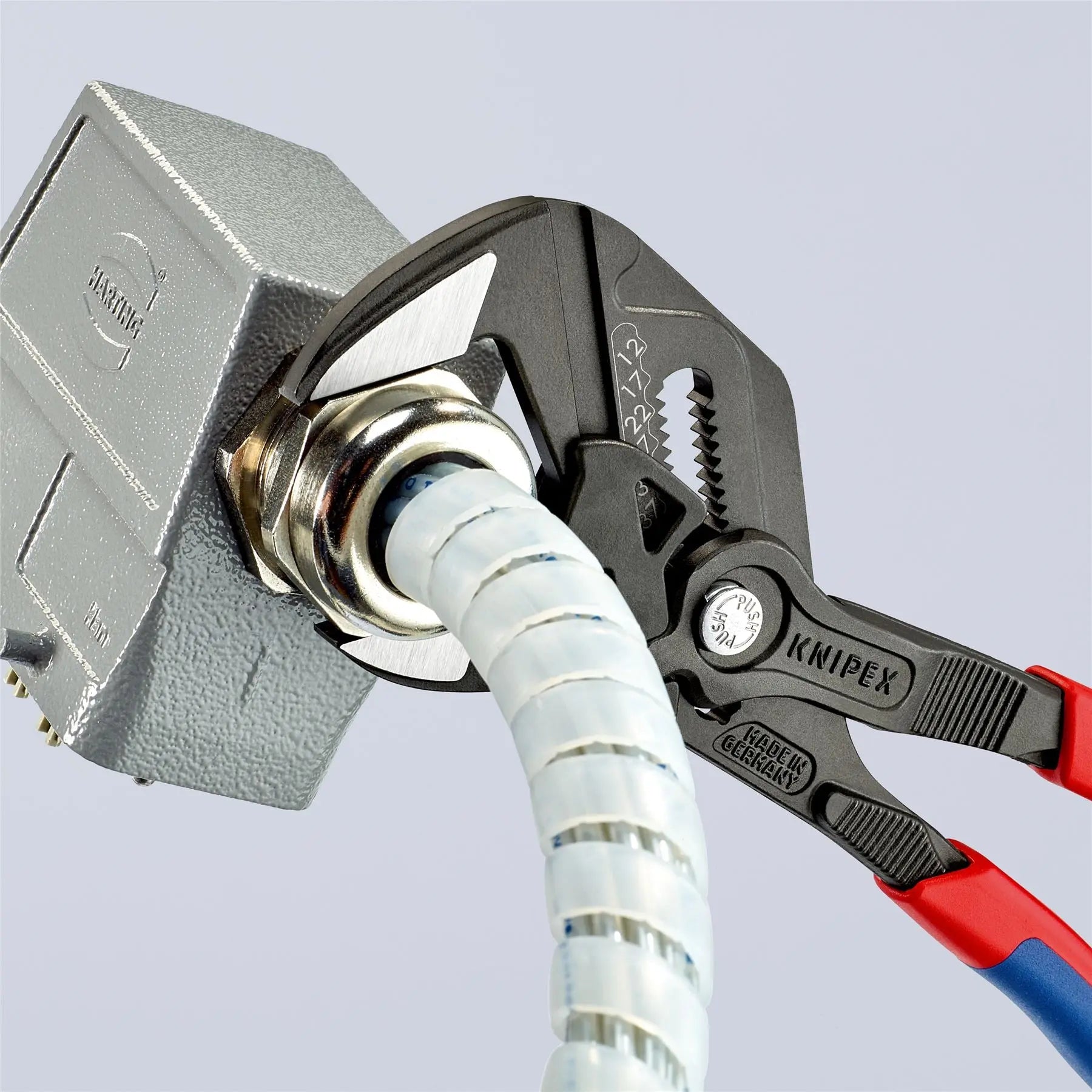 KNIPEX Pliers Wrench Adjustable Grips Push Button 100-400 mm Choose Size  White Rose Tools