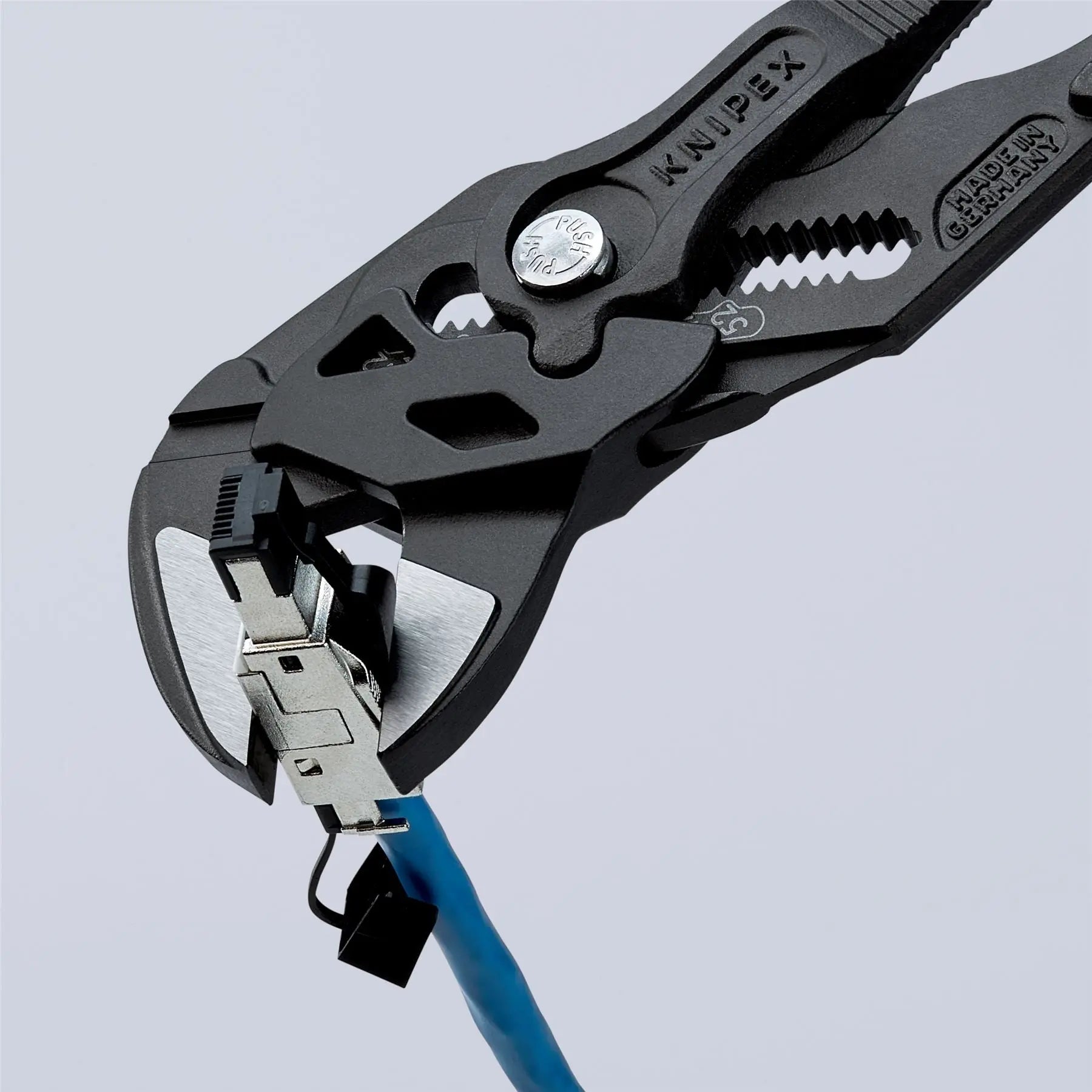 KNIPEX Pliers Wrench Adjustable Grips Push Button 100-400 mm Choose Size  White Rose Tools