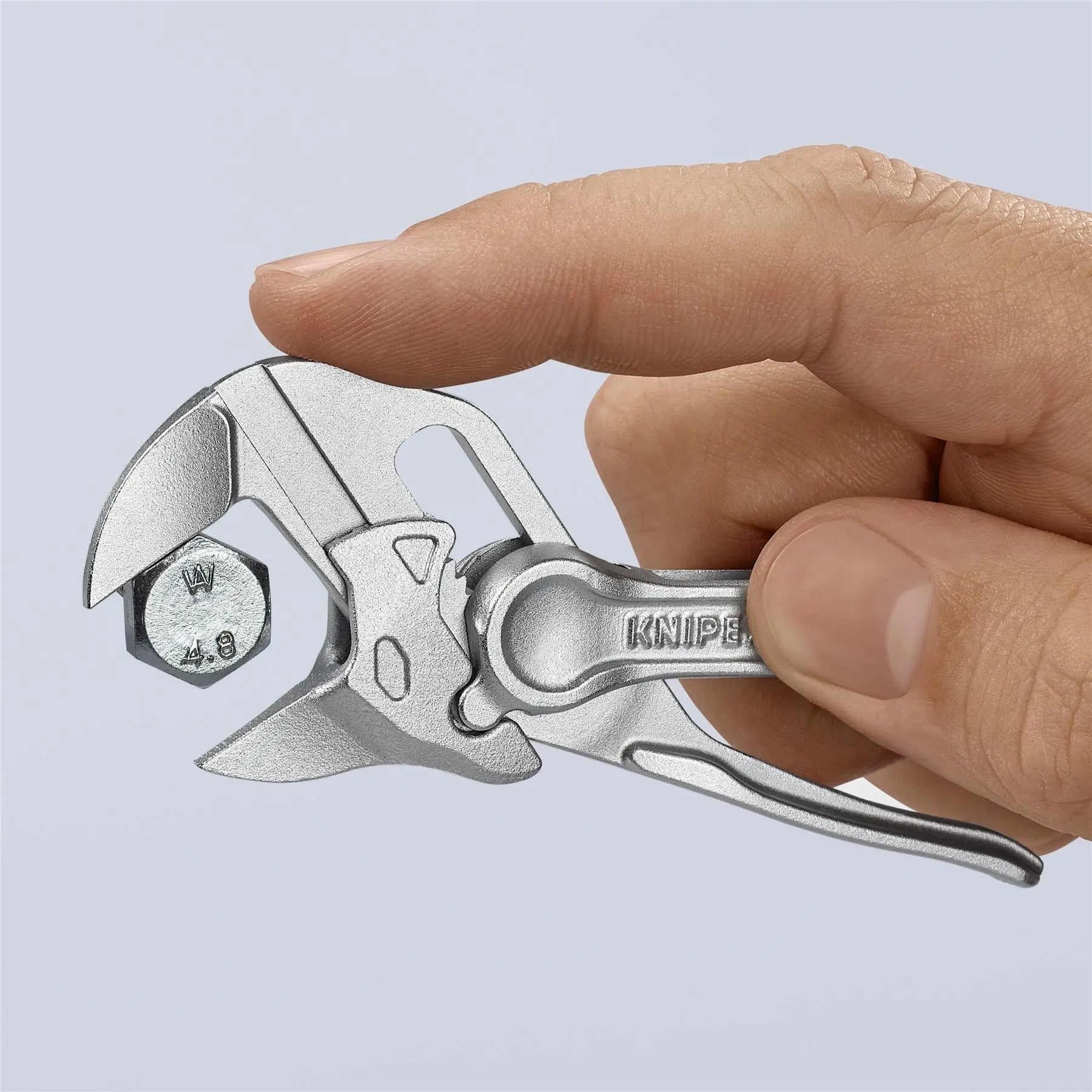 KNIPEX Pliers Wrench Adjustable Grips Push Button 100-400 mm Choose Size  White Rose Tools