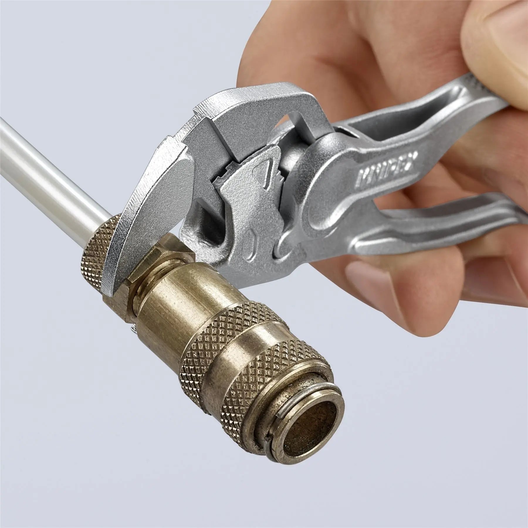 KNIPEX Pliers Wrench Adjustable Grips Push Button 100-400 mm Choose Size  White Rose Tools