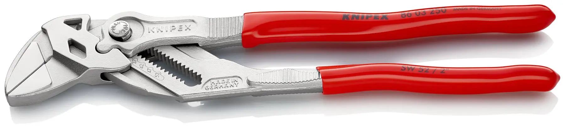 KNIPEX Pliers Wrench Adjustable Grips Push Button 100-400 mm Choose Size  White Rose Tools