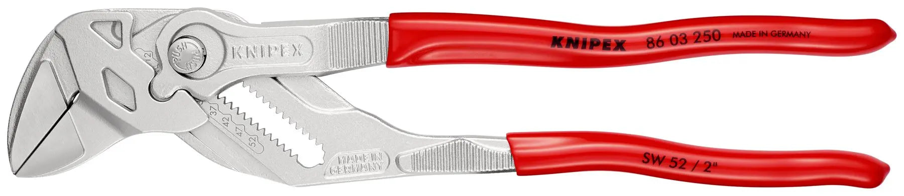 KNIPEX Pliers Wrench Adjustable Grips Push Button 100-400 mm Choose Size  White Rose Tools