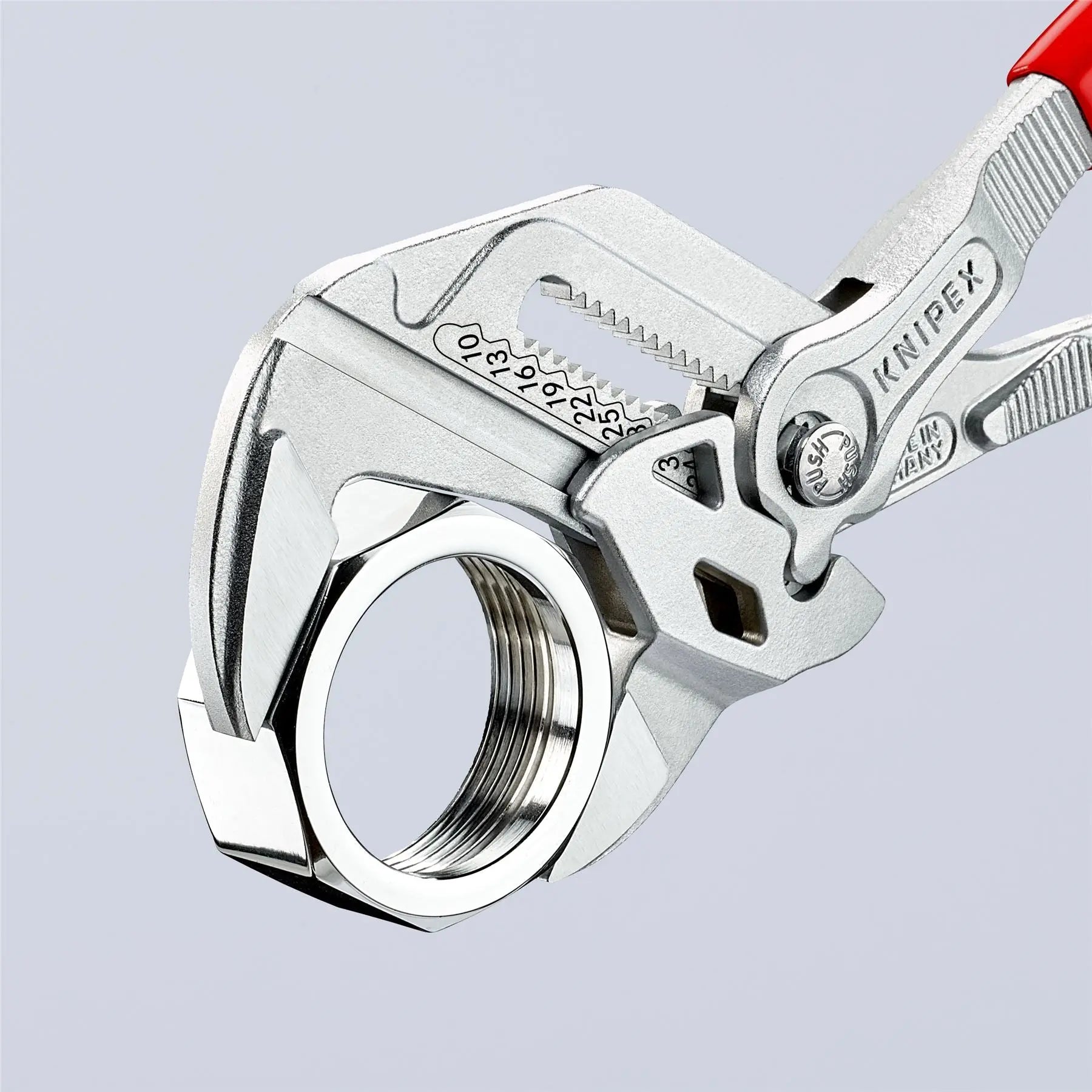 KNIPEX Pliers Wrench Adjustable Grips Push Button 100-400 mm Choose Size  White Rose Tools