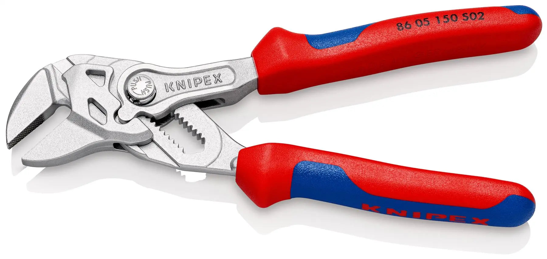 KNIPEX Pliers Wrench Adjustable Grips Push Button 100-400 mm Choose Size  White Rose Tools