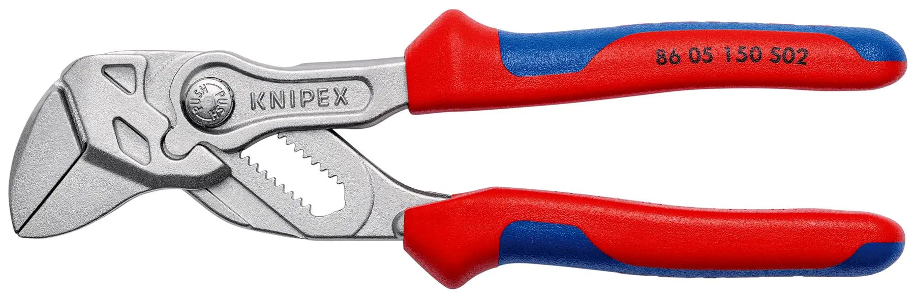 KNIPEX Pliers Wrench Adjustable Grips Push Button 100-400 mm Choose Size  White Rose Tools