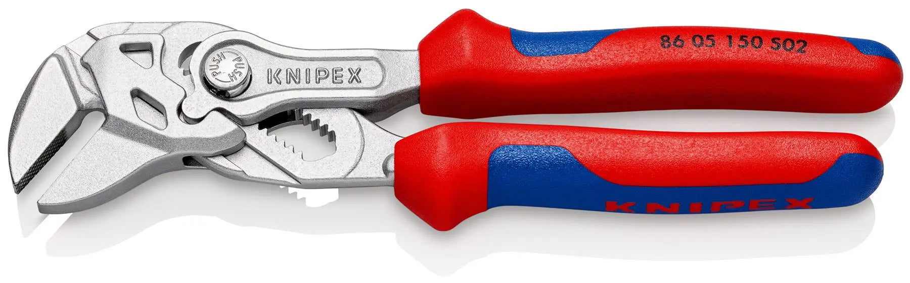 KNIPEX Pliers Wrench Adjustable Grips Push Button 100-400 mm Choose Size  White Rose Tools