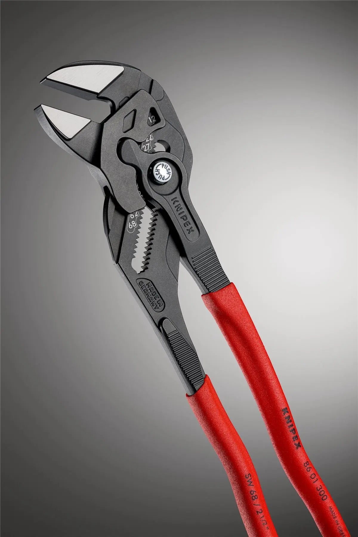 KNIPEX Pliers Wrench Adjustable Grips Push Button 100-400 mm Choose Size  White Rose Tools