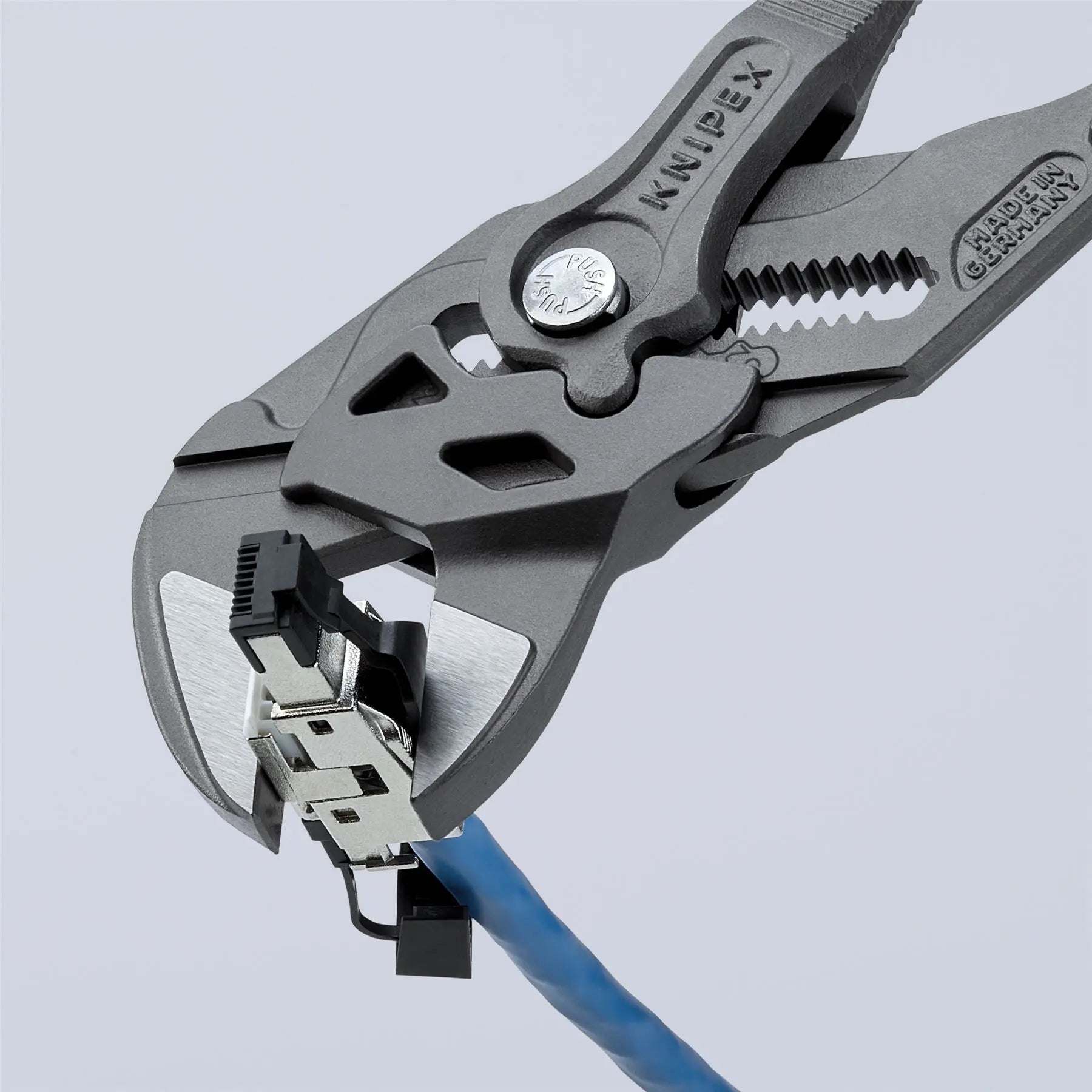 KNIPEX Pliers Wrench Slip Joint Water Pump Plier 250mm Multi Component Grips 86 02 250 SB  White Rose Tools