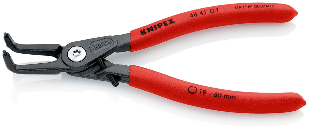 KNIPEX Precision Circlip Pliers for Internal Circlips in Bore Holes 165mm 48 41 J21  White Rose Tools
