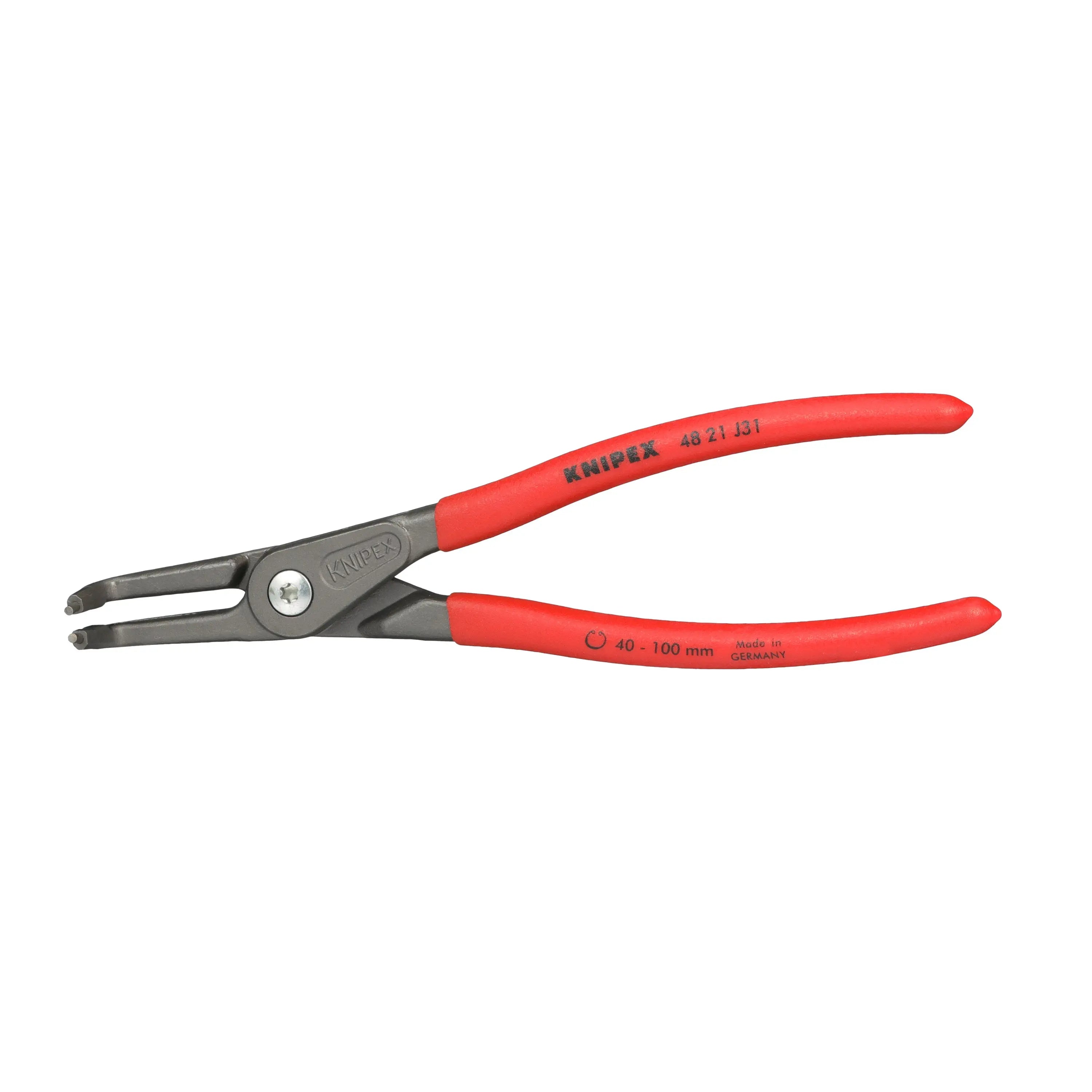 KNIPEX Precision Circlip Pliers for Internal Circlips in Bore Holes 90° Angled 210mm 2.3mm Diameter Tips 40 21 J31  White Rose Tools