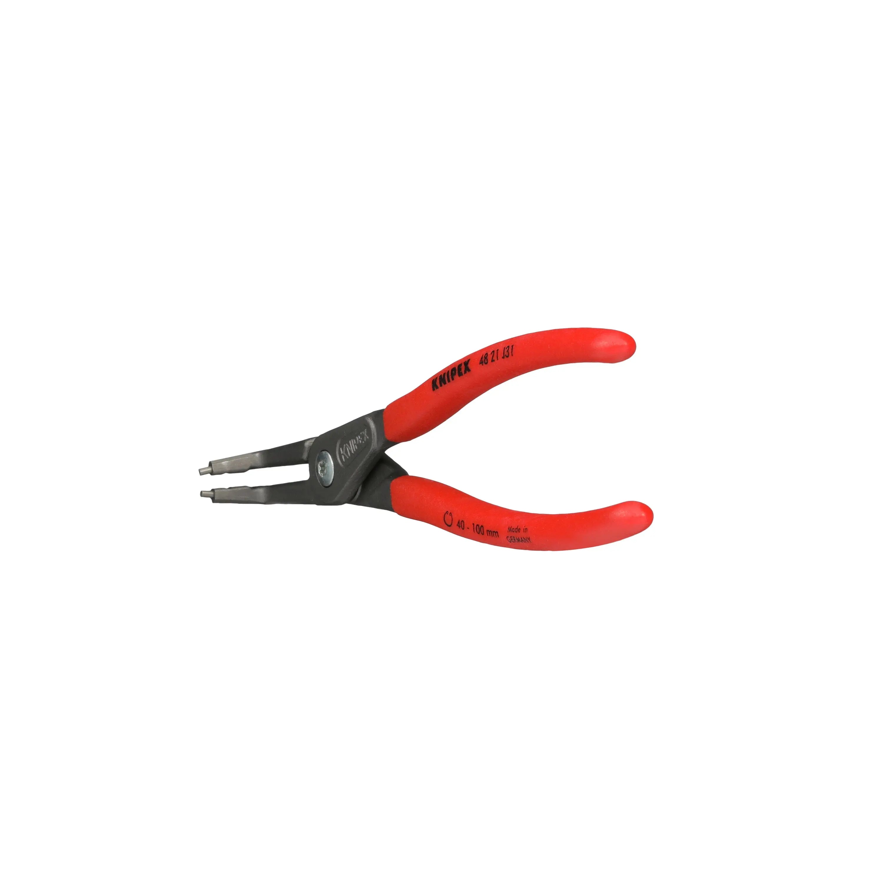 KNIPEX Precision Circlip Pliers for Internal Circlips in Bore Holes 90° Angled 210mm 2.3mm Diameter Tips 40 21 J31  White Rose Tools
