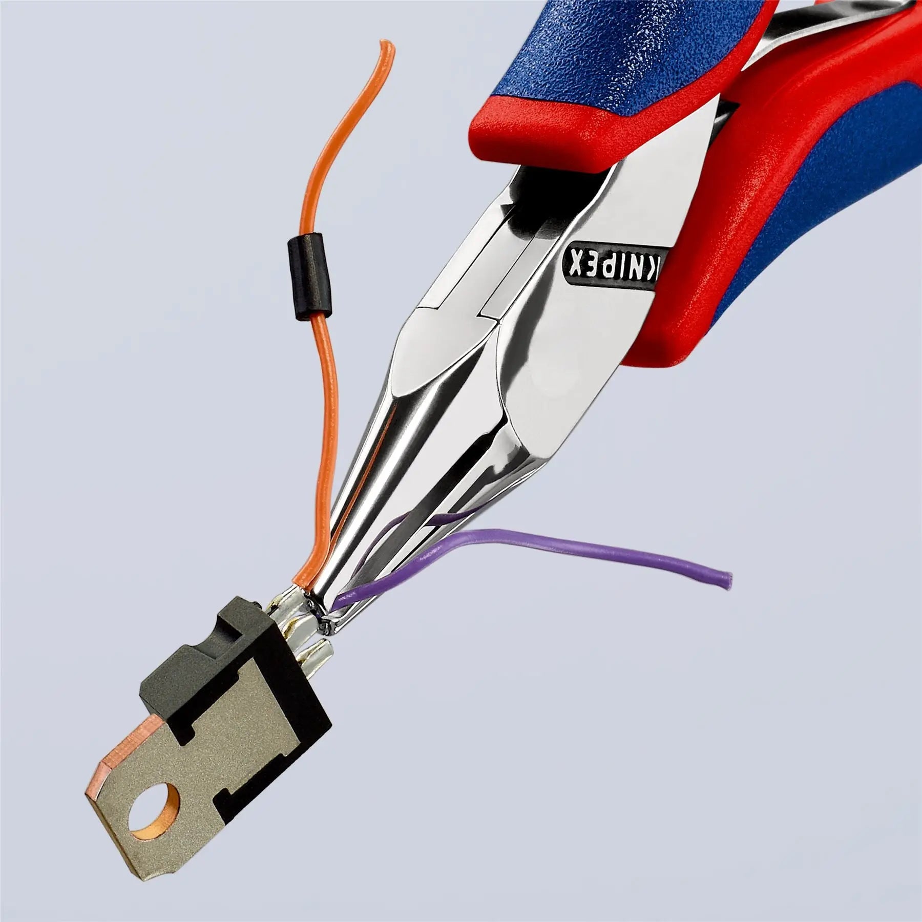 KNIPEX Precision Electronics End Cutting Nipper Pliers 115mm Multi Component Grips 64 22 115  White Rose Tools