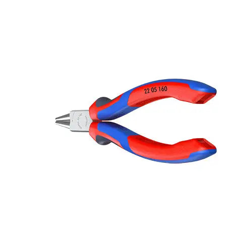 KNIPEX Round Nose Pliers 160mm Chrome with Comfort Handles 22 05 160  White Rose Tools
