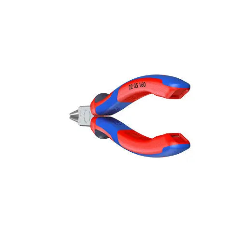 KNIPEX Round Nose Pliers 160mm Chrome with Comfort Handles 22 05 160  White Rose Tools