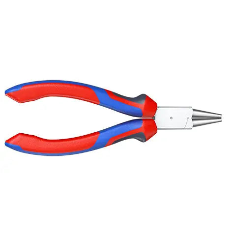 KNIPEX Round Nose Pliers 160mm Chrome with Comfort Handles 22 05 160  White Rose Tools