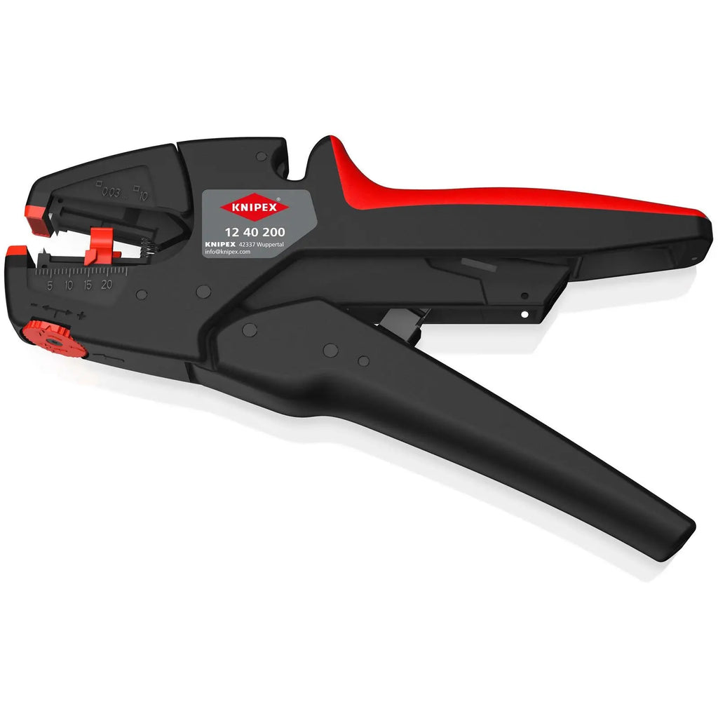KNIPEX Self Adjusting Insulation Stripper 200mm Stripping Pliers 12 40 200  White Rose Tools