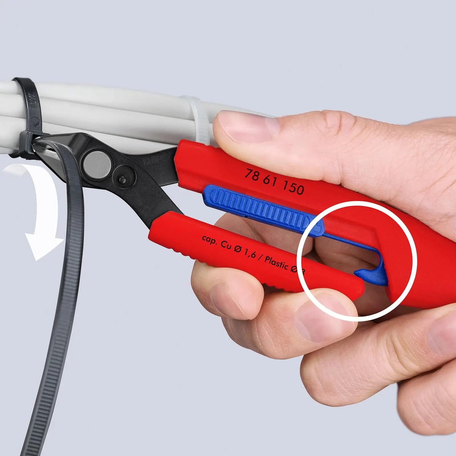 KNIPEX Slim Knips Precision Cutting Pliers 150mm Burnished 78 61 150 SB  White Rose Tools