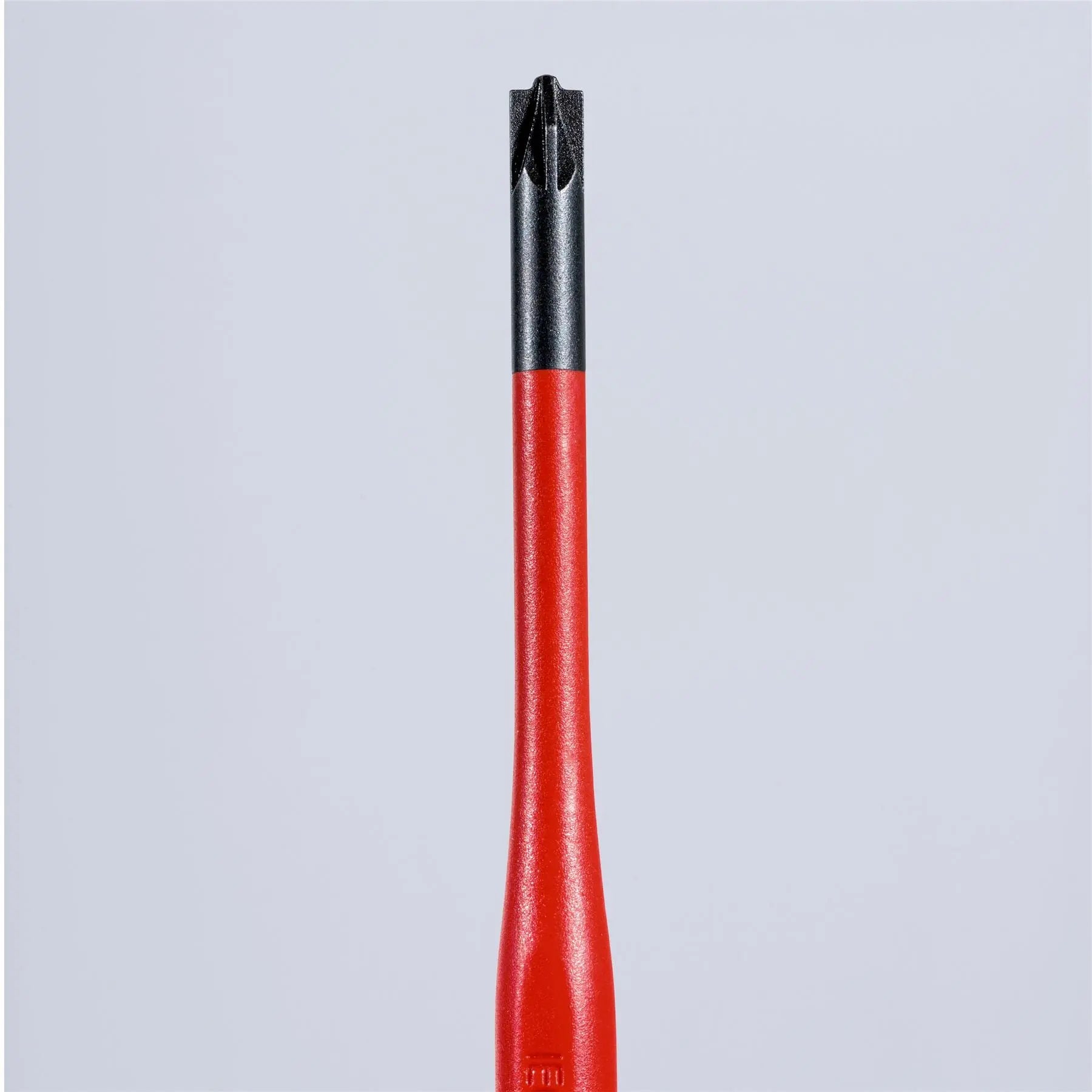 KNIPEX Slim Screwdriver for Pozi Slotted Screws PZ/S1 x 80mm VDE Insulated Multi Component Grips 187mm 98 25 01 SLS  White Rose Tools