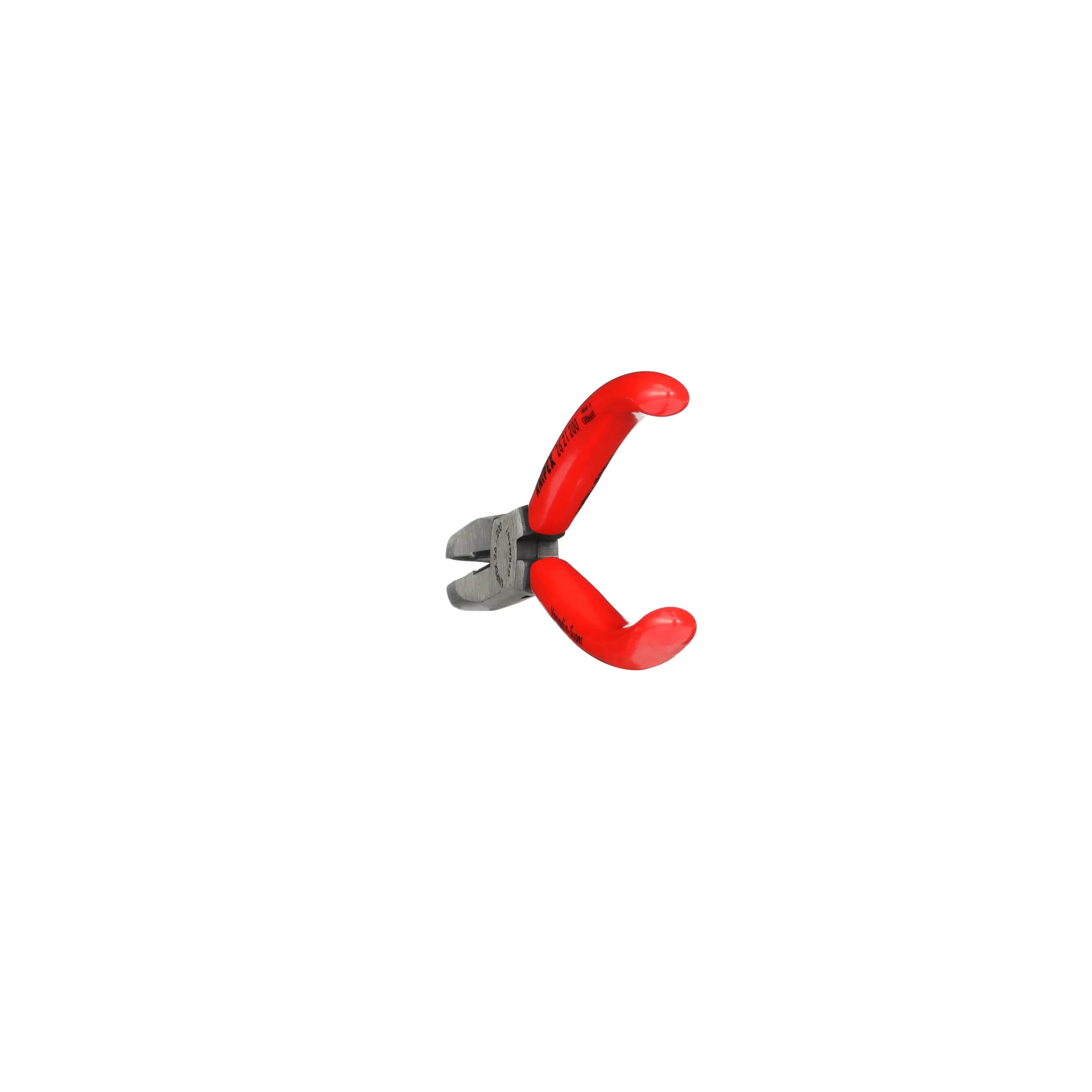 KNIPEX Snipe Nose Side Cutting Pliers 40° Bend 200mm Plastic Coated Handles 26 21 200  White Rose Tools