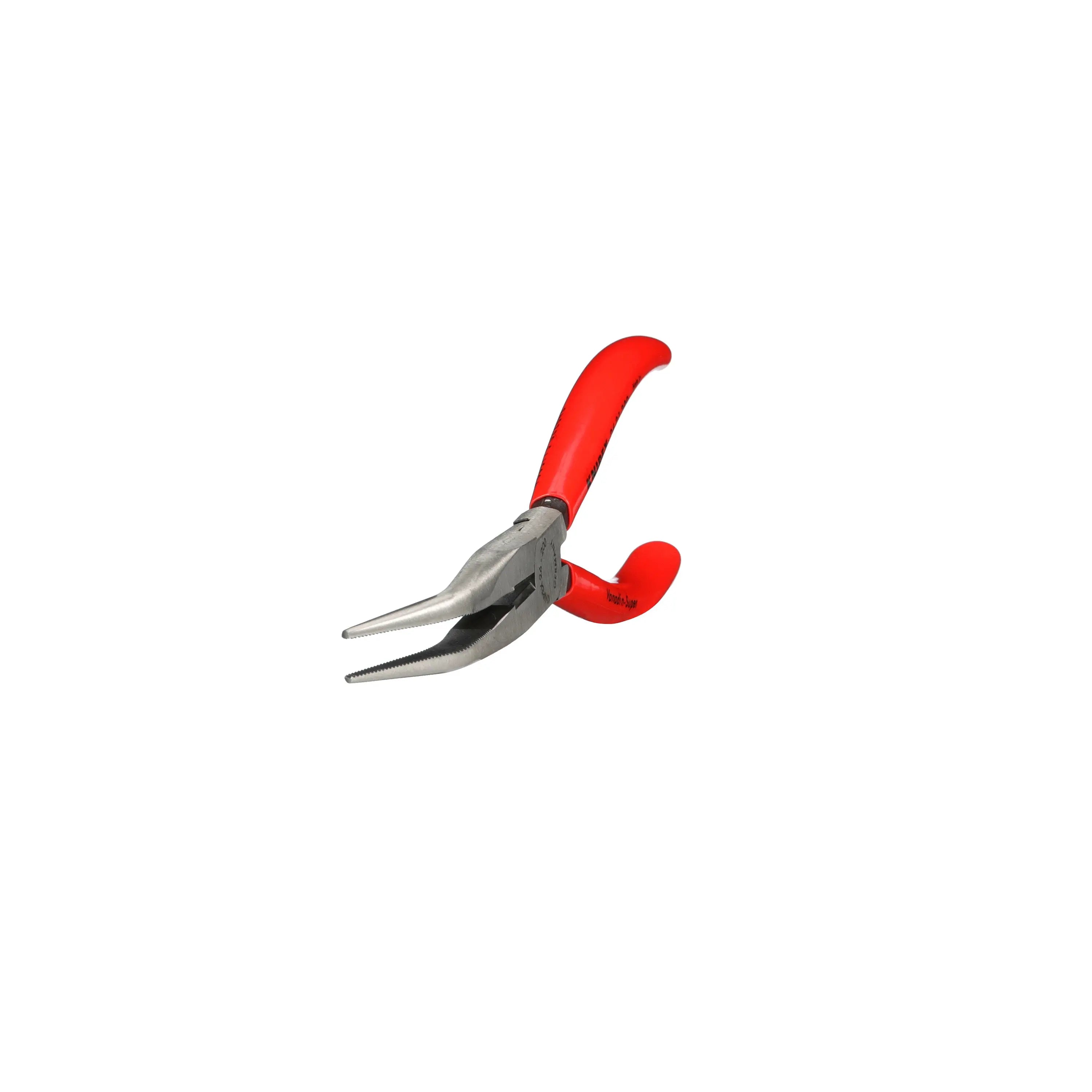 KNIPEX Snipe Nose Side Cutting Pliers 40° Bend 200mm Plastic Coated Handles 26 21 200  White Rose Tools
