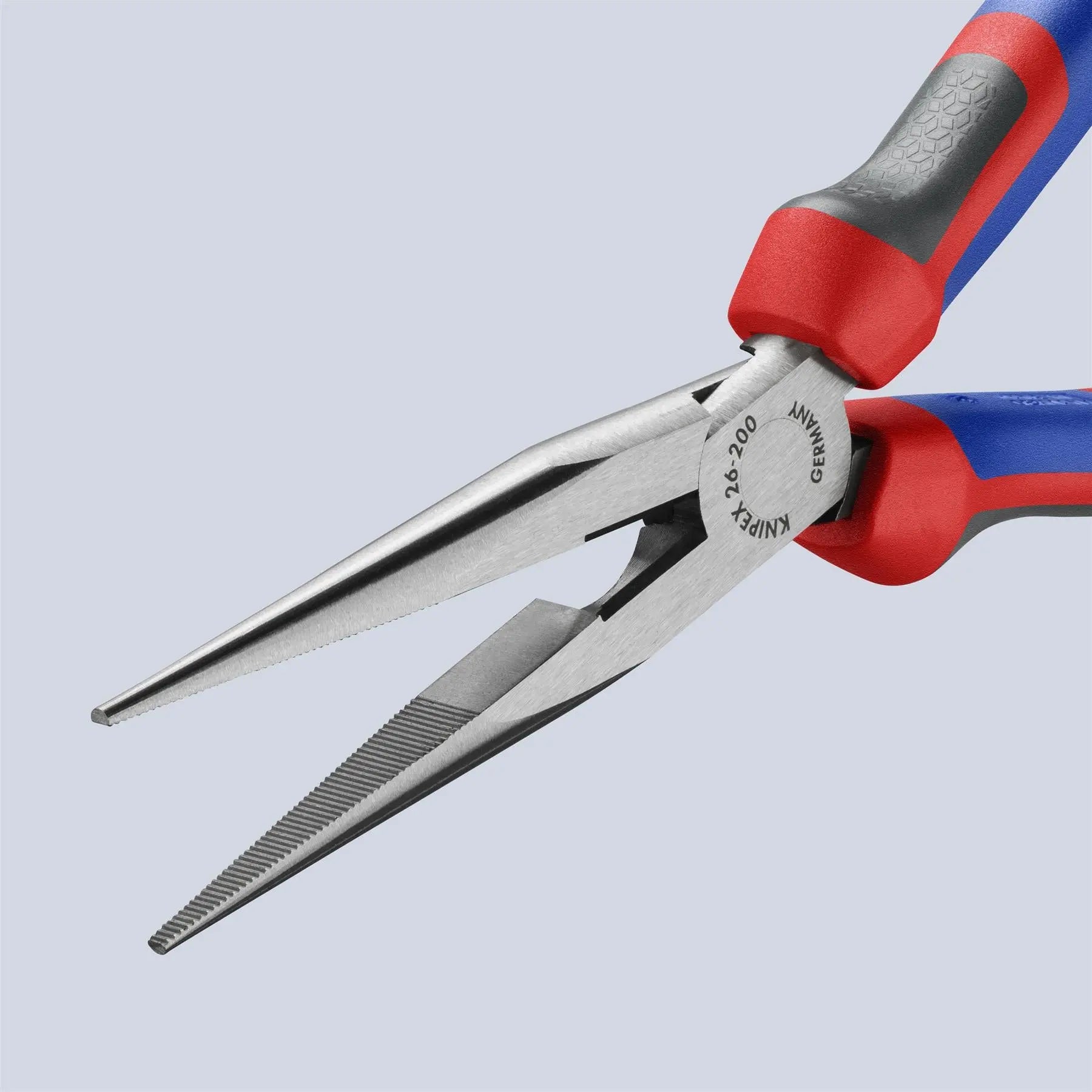 KNIPEX Snipe Nose Side Cutting Pliers Stork Beak Plier 200mm with Comfort Handles 26 12 200  White Rose Tools