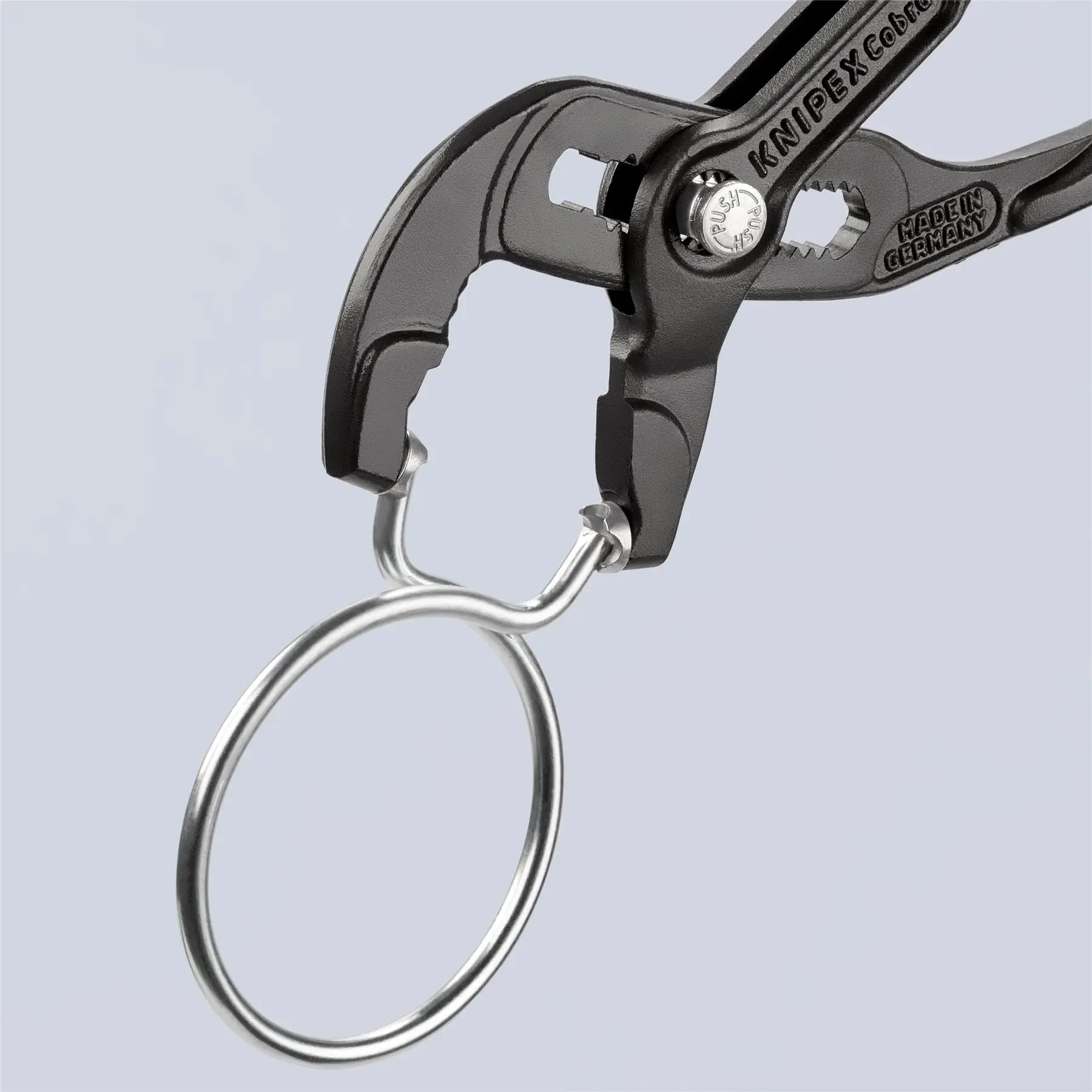 KNIPEX Spring Hose Clamp Pliers 180mm Plastic Coated Handles Non Slip 85 51 180 A  White Rose Tools